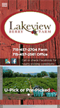 Mobile Screenshot of lakeviewberryfarm.com